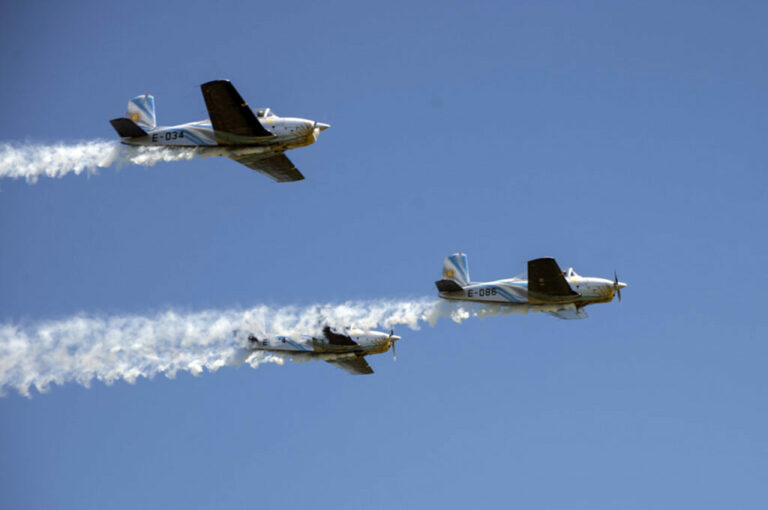 La Fuerza Aérea llega a San Lorenzo con un impresionante despliegue de exhibiciones