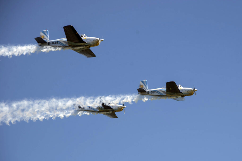 La Fuerza Aérea llega a San Lorenzo con un impresionante despliegue de exhibiciones