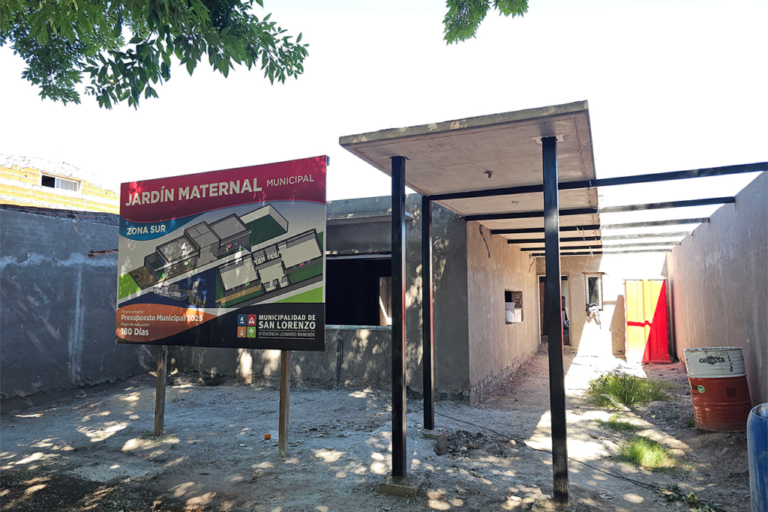 Con su infraestructura edilicia completa, va tomando forma el jardín maternal de zona sur