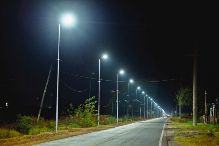 San Lorenzo avanza con la iluminación del camino a Ricardone: ya habilitó la primera etapa y continúa la obra San Lorenzo avanza con la iluminación del camino a Ricardone: ya habilitó la primera etapa y continúa la obra